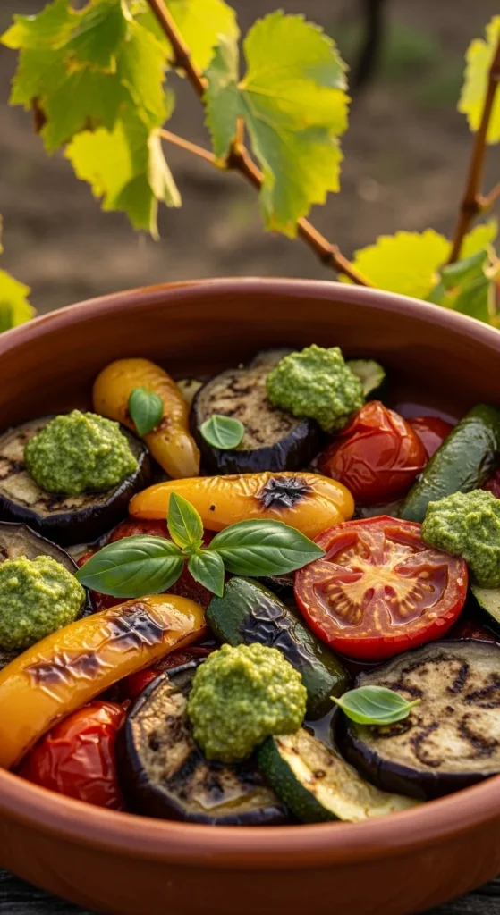9. Italian Pesto Veggie Bowl