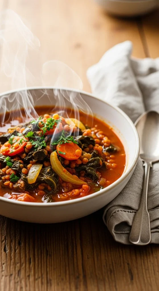 9. Smoky Red Lentil Stew