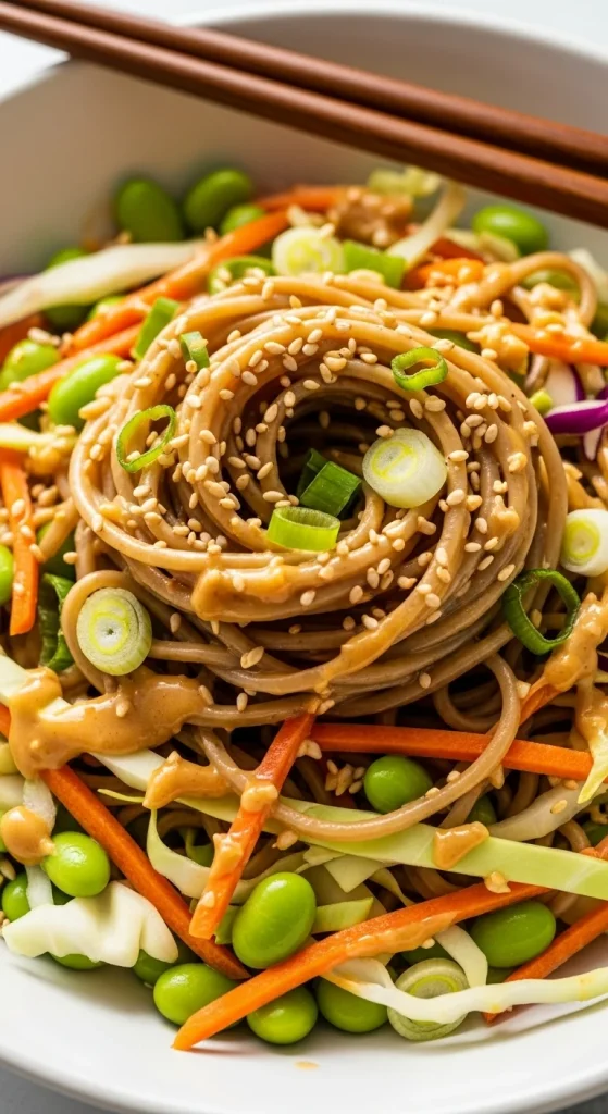 9. Thai Peanut Noodle Salad