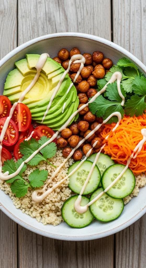 Cozy Meal Idea 2 Summer Vegetable Buddha Bowl