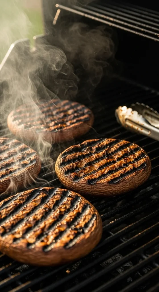 Grilled Portobello Steaks with Smoky Marinade