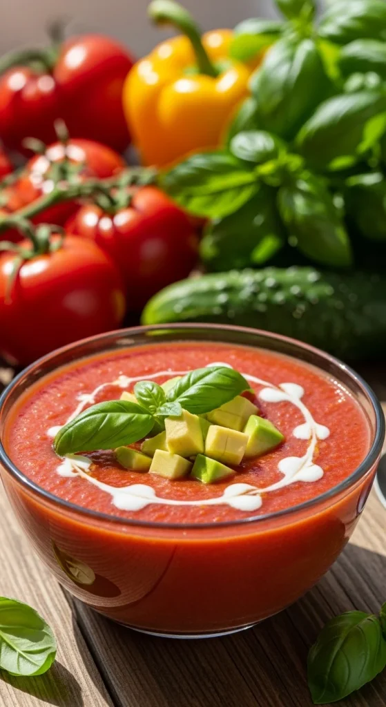 Recipe 3 Chilled Gazpacho with a Twist