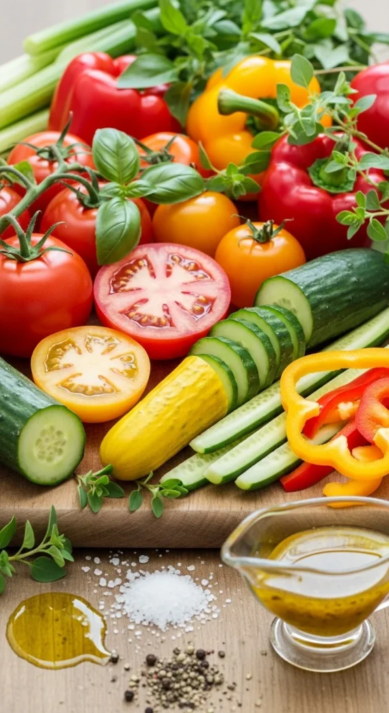 Summer vegetarian dinners