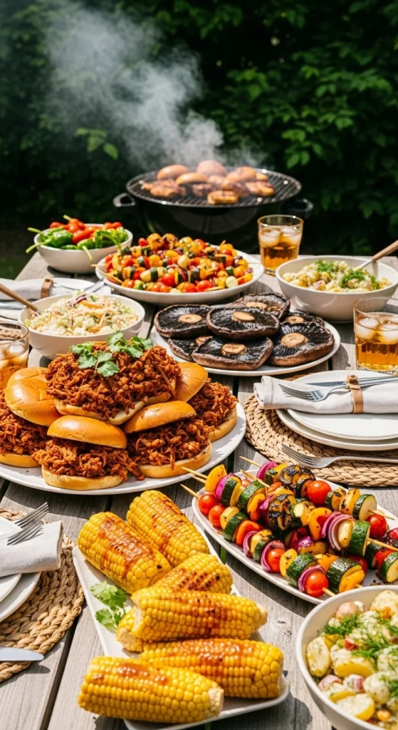 Vegan BBQ meals