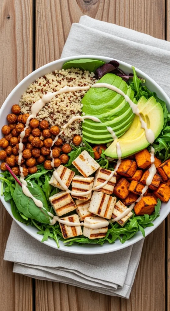 Vegan protein bowls