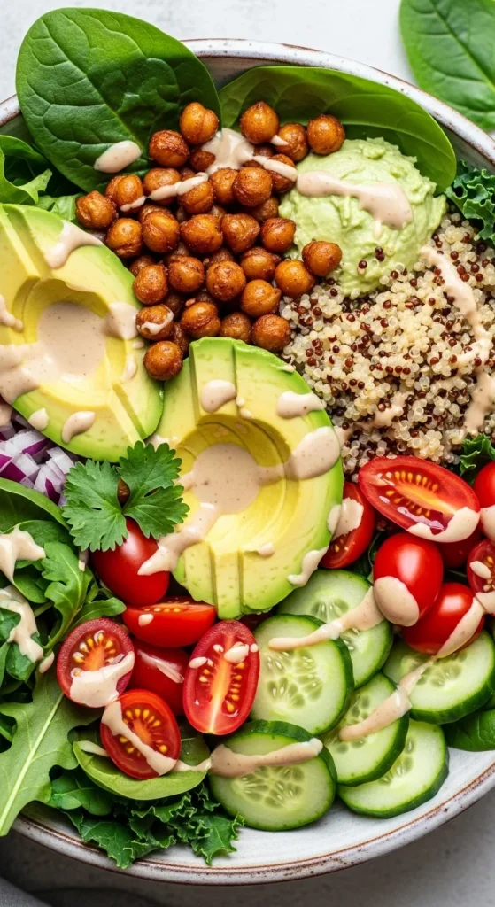 Vegan salads