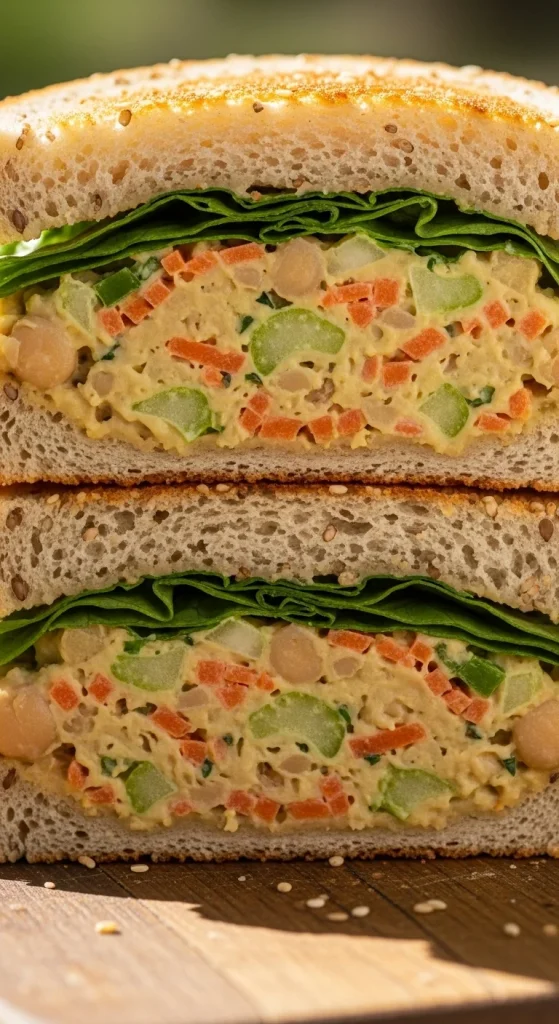 1. Chickpea Salad Sandwiches