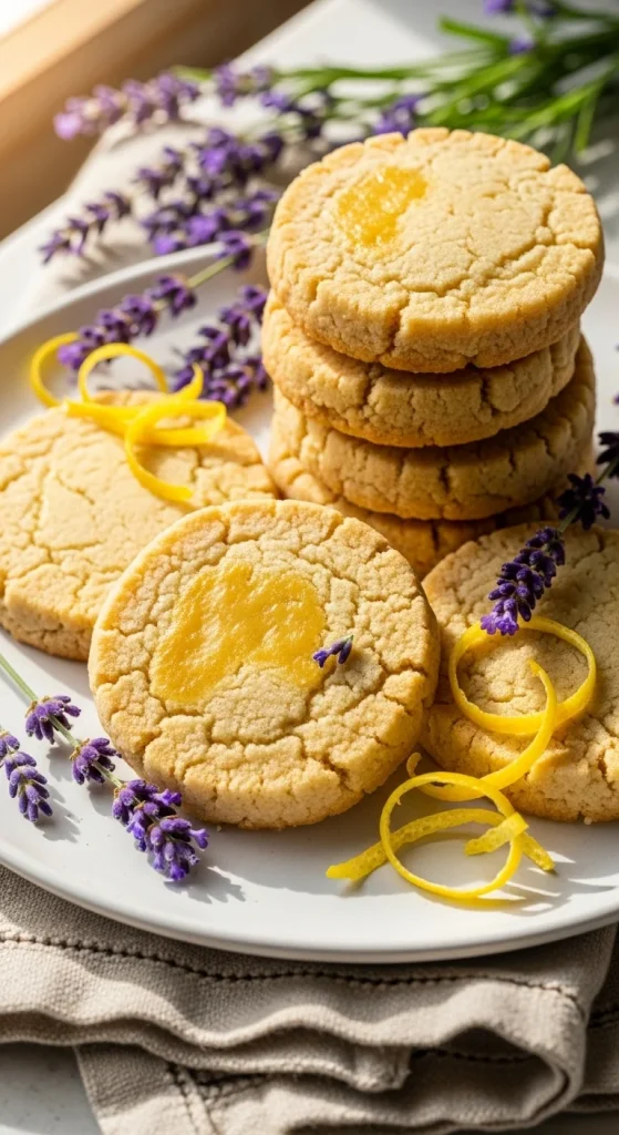 1. Lemon Lavender Shortbread Cookies