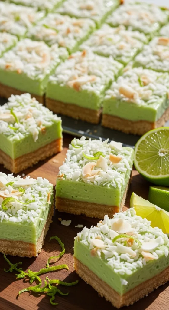 10. Coconut Lime Bars