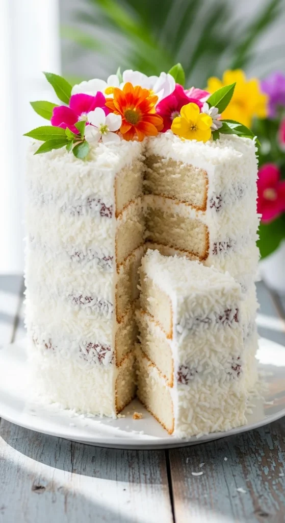 10. Vegan Coconut Cake