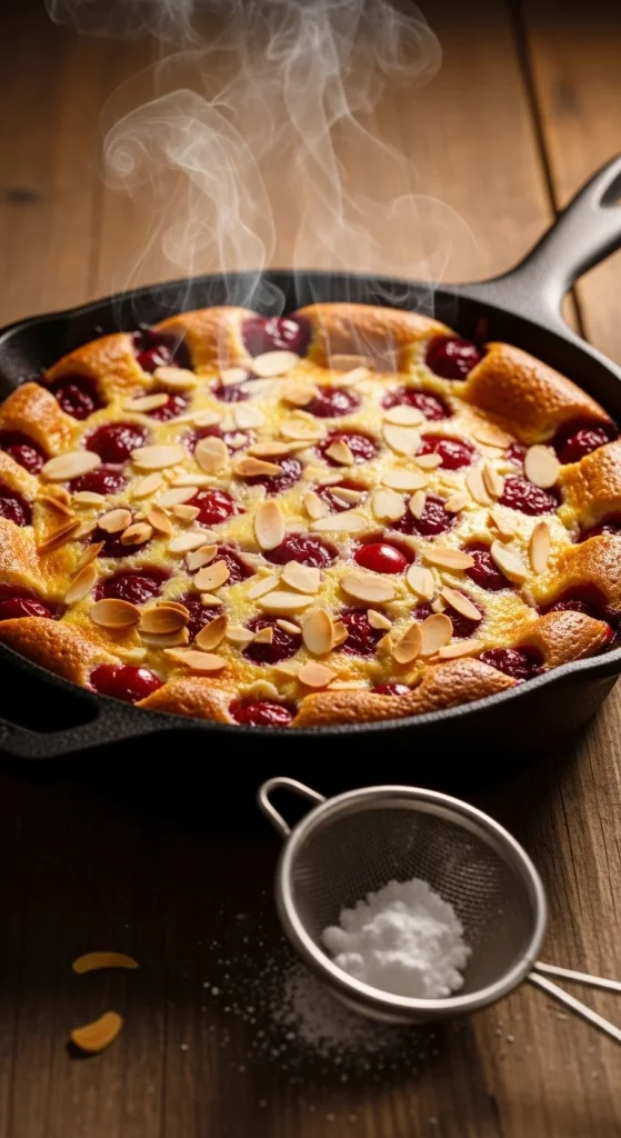 12. Cherry Almond Clafoutis
