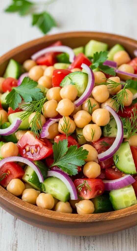 12. Herbed Chickpea Salad