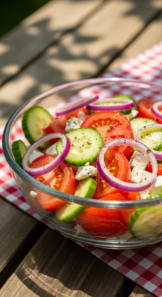 13. Tomato and Cucumber Salad