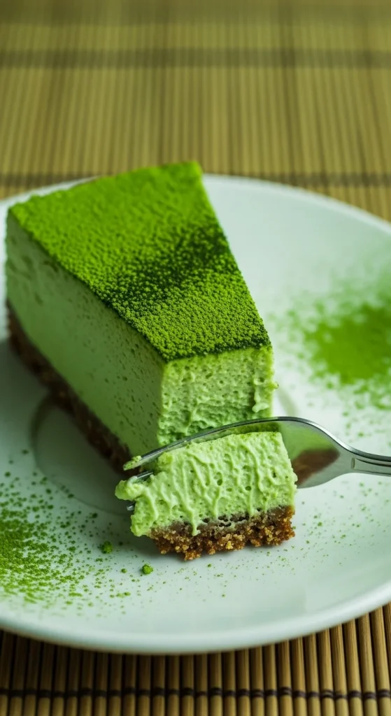 14. Green Tea Matcha Cheesecake