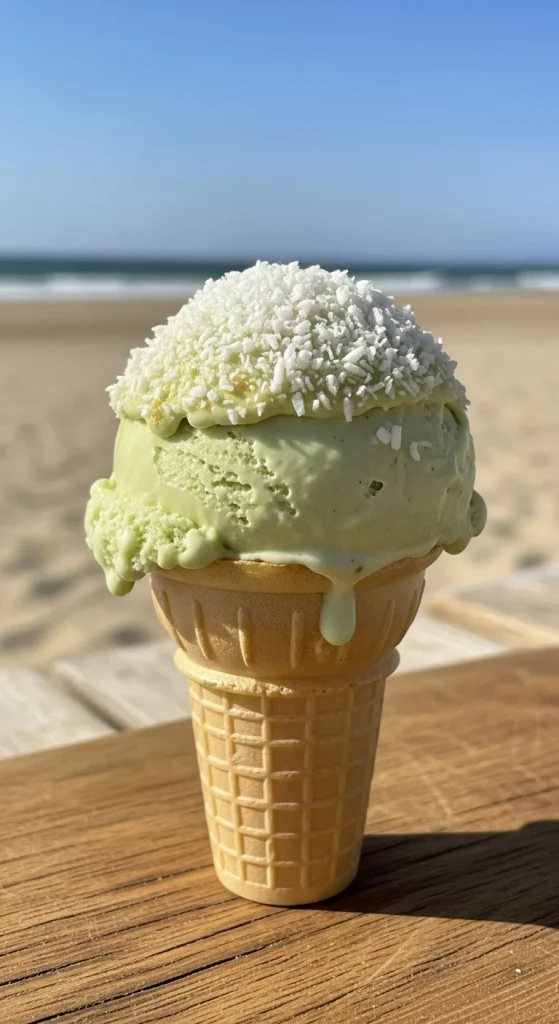 16. Avocado Coconut Ice Cream
