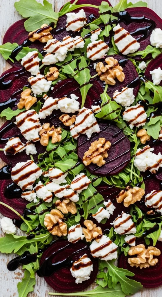 18. Beet and Goat Cheese Salad