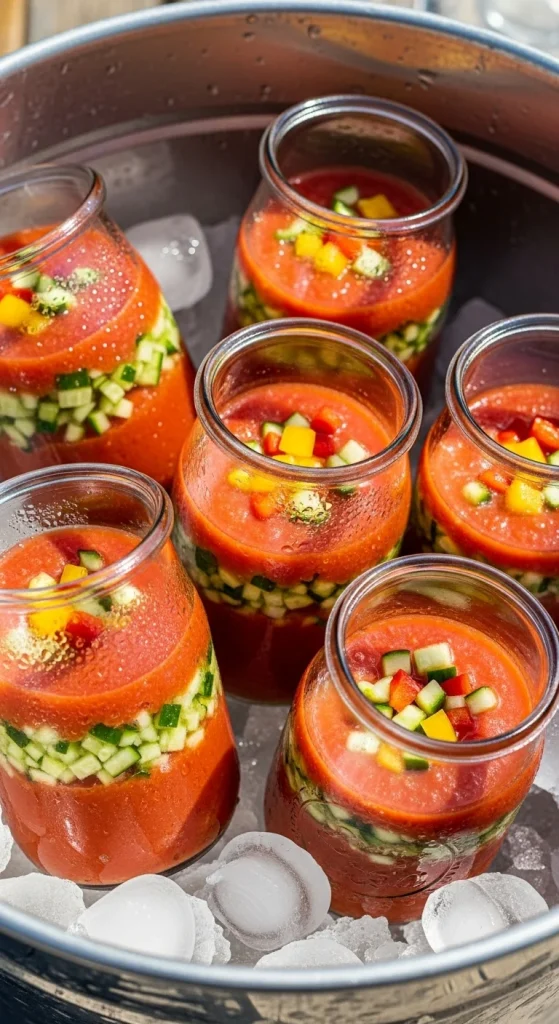 18. Gazpacho Soup Jars