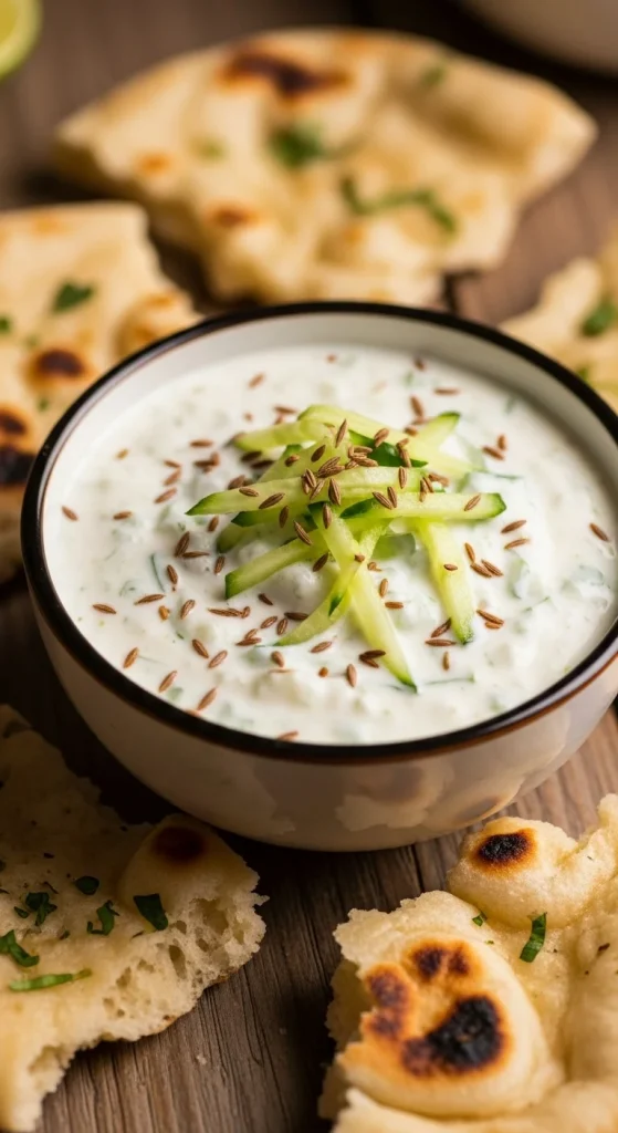 19. Cucumber Raita (Vegan)