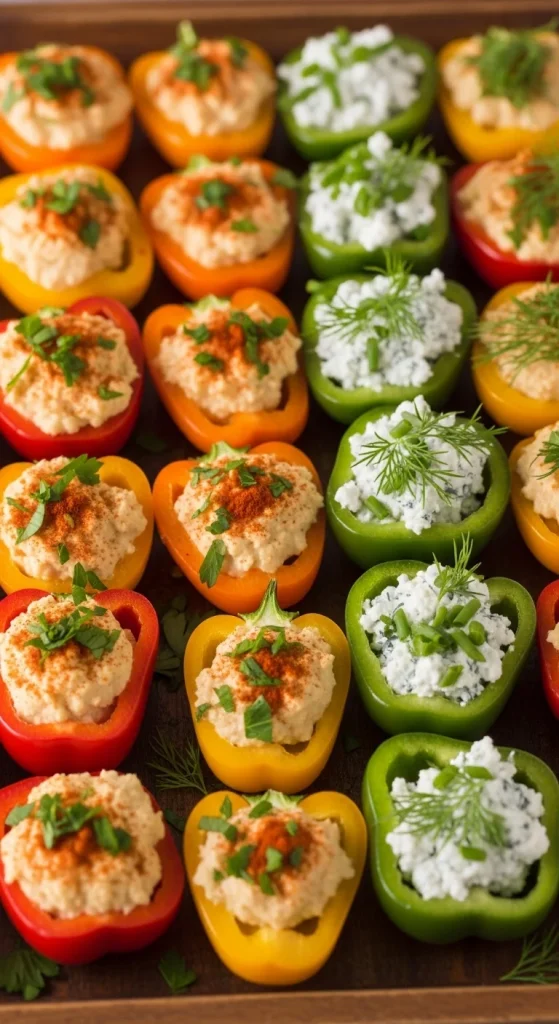 19. Stuffed Mini Peppers