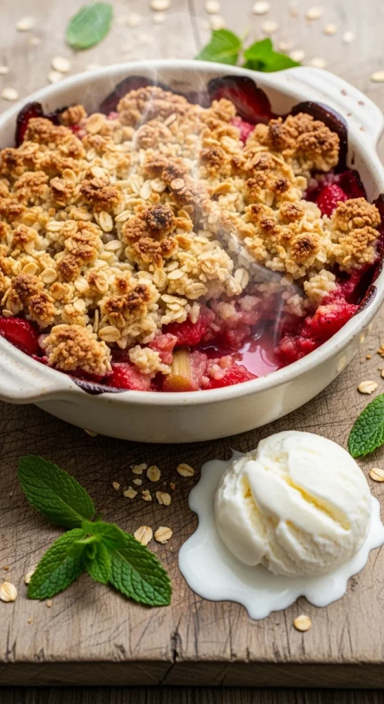 2. Strawberry Rhubarb Crumble