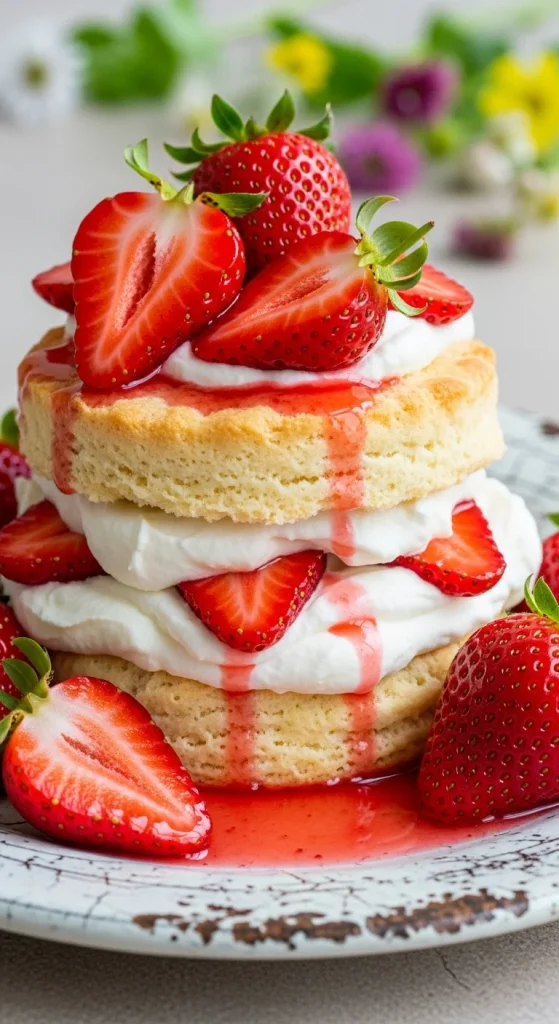2. Vegan Strawberry Shortcake