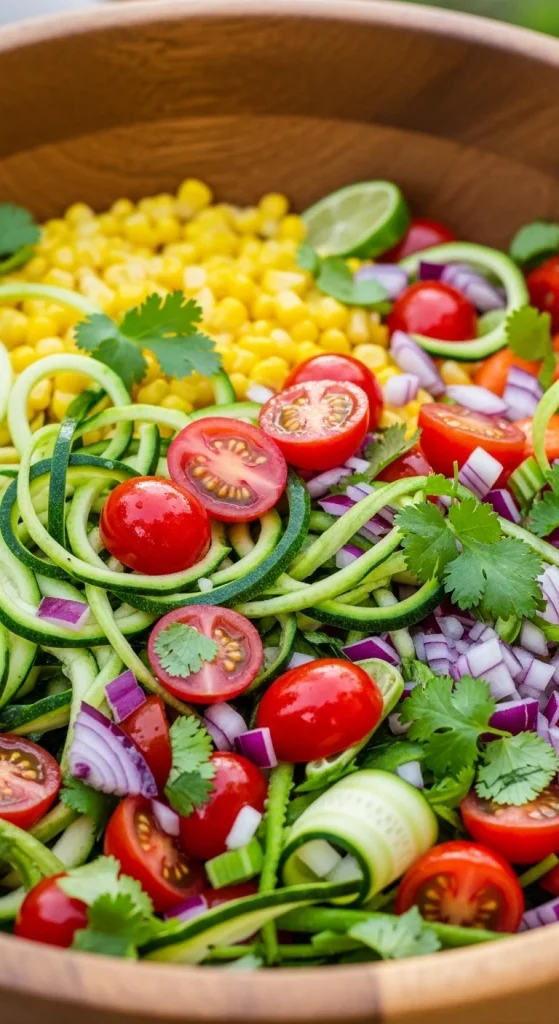 2. Zucchini and Corn Salad