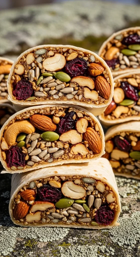 20. Trail Mix Wraps