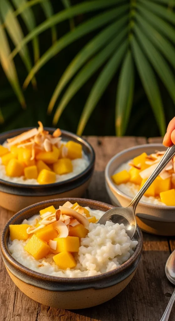 21. Mango Coconut Rice Pudding