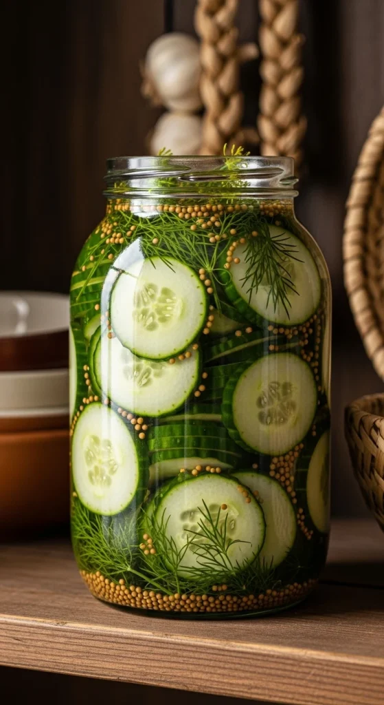 21. Pickled Cucumber Slices
