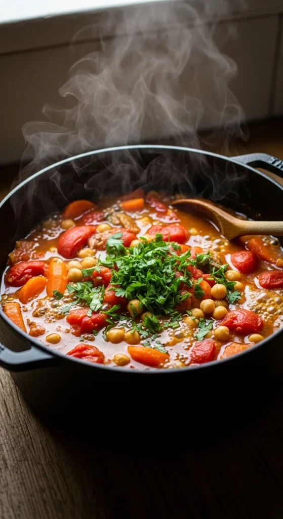 21. Tomato Chickpea Stew