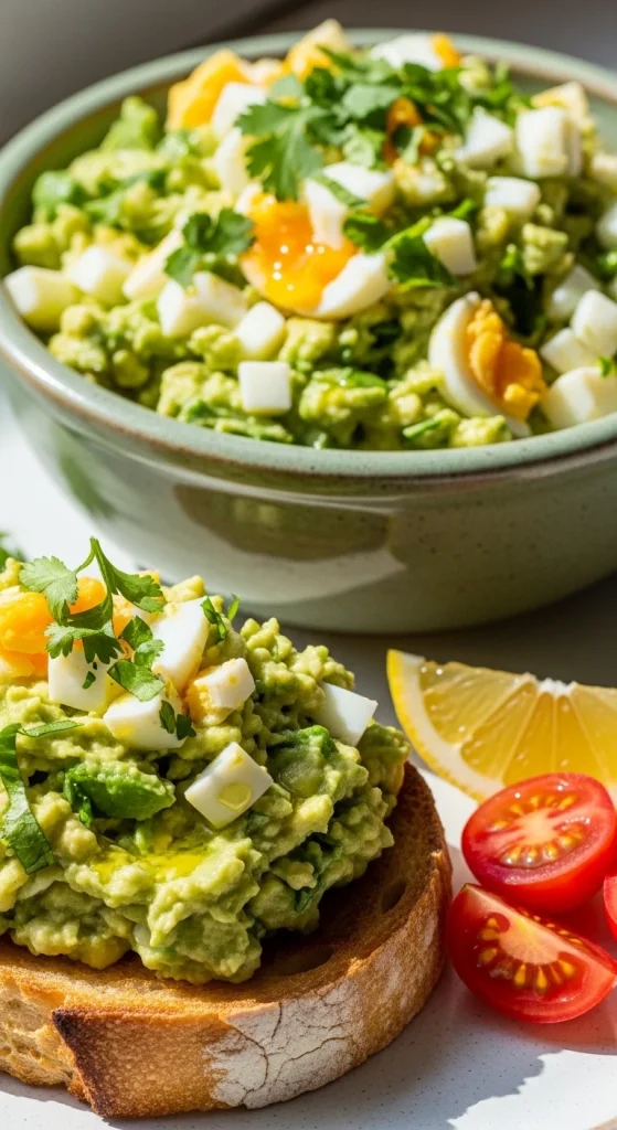 22. Avocado Egg Salad (Vegetarian)