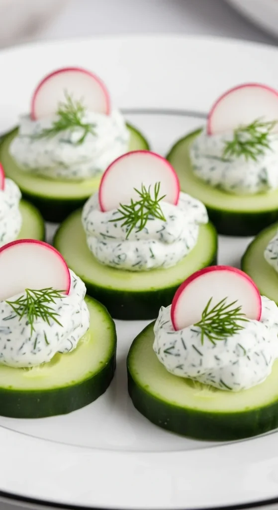 22. Cucumber Dill Bites