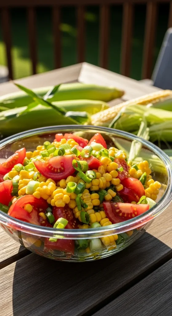 22. Tomato Corn Salad