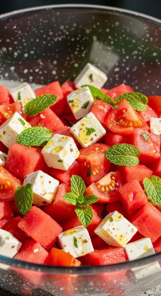 23. Tomato Watermelon Salad