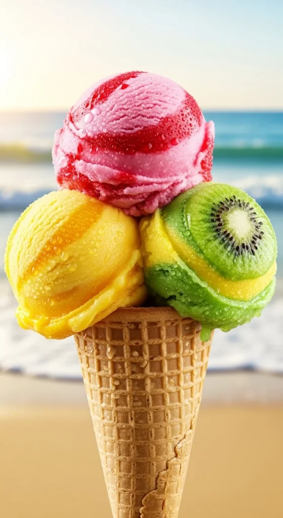 24. Vegan Mixed Fruit Sorbet
