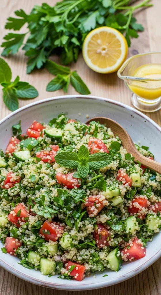 25. Fresh Herb Tabbouleh (Quinoa Version)