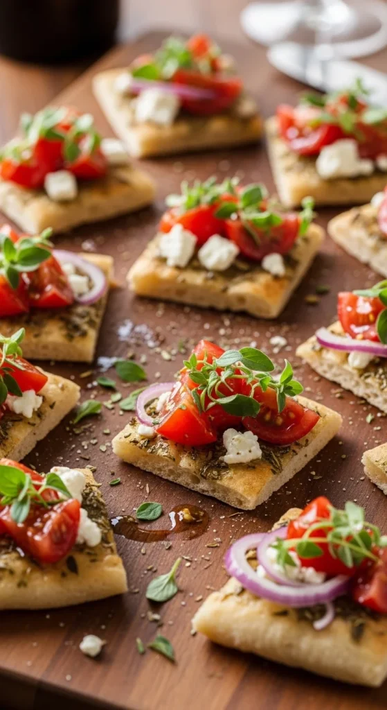 25. Herbed Flatbread Bites