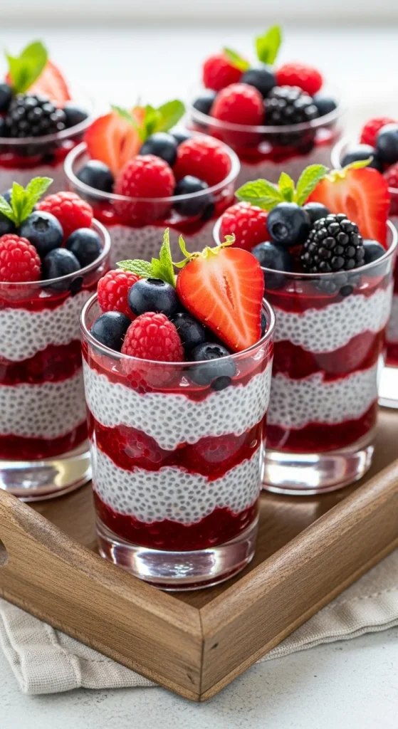 26. Berry Chia Parfaits