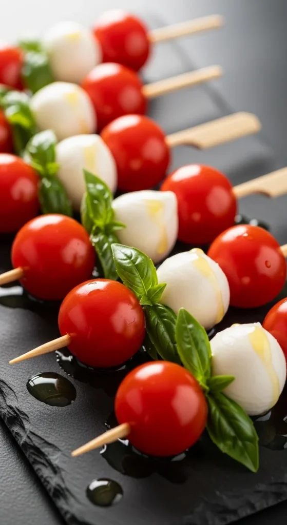 3. Caprese Skewers