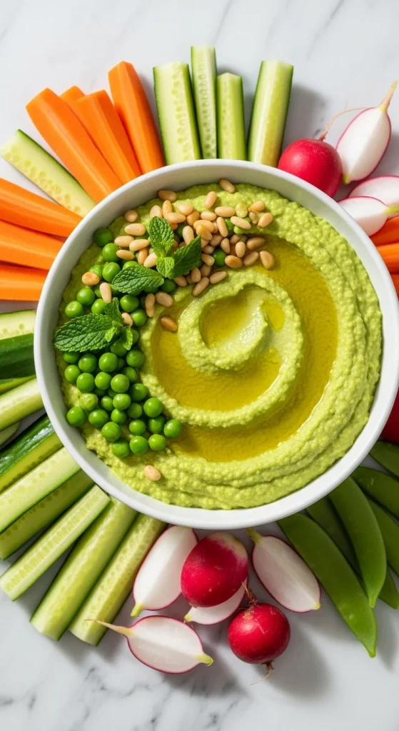 4. Creamy Pea Hummus