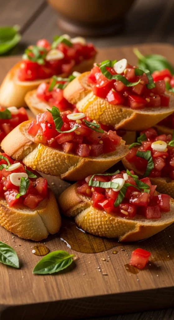 4. Tomato Bruschetta