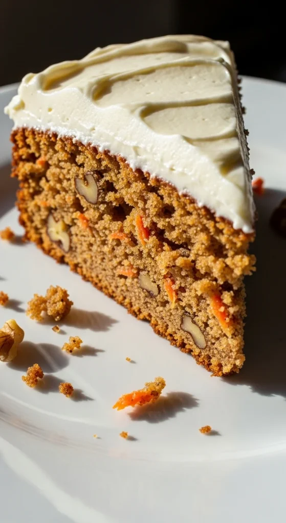 4. Vegan Carrot Cake with Lemon Frosting
