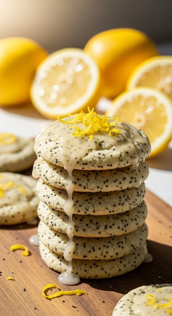 5. Vegan Lemon Poppyseed Cookies