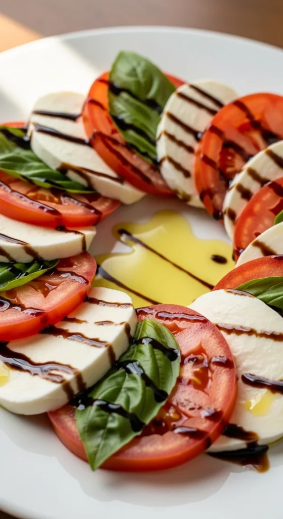 7. Caprese Salad with Mozzarella