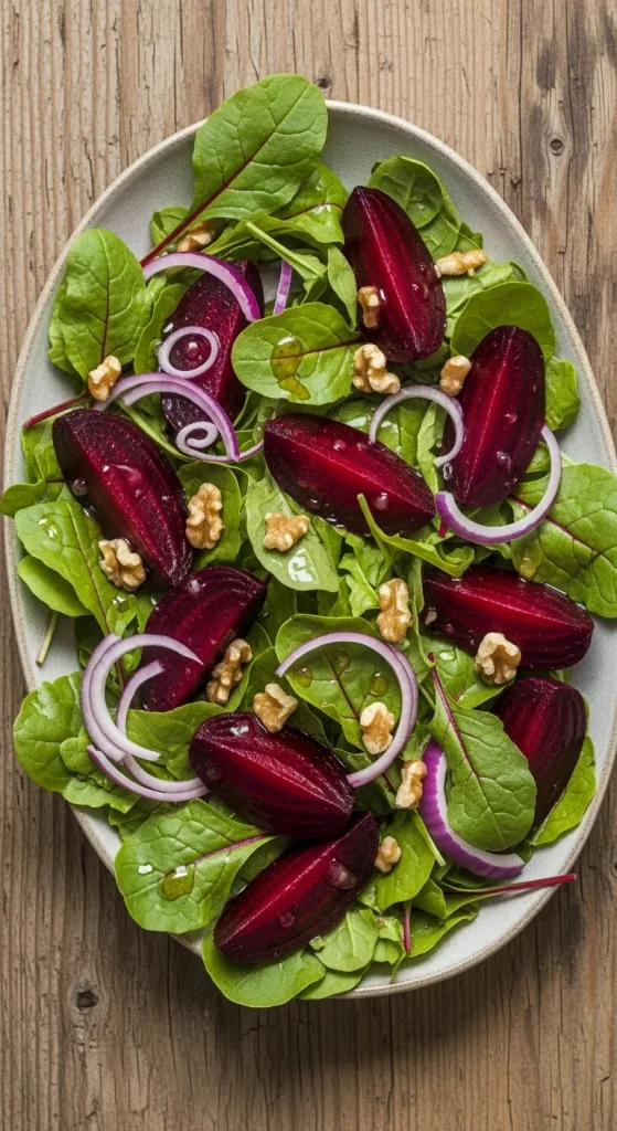 7. Roasted Beet and Walnut Salad