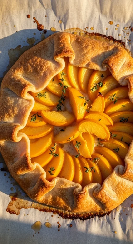 9. Peach Thyme Galette