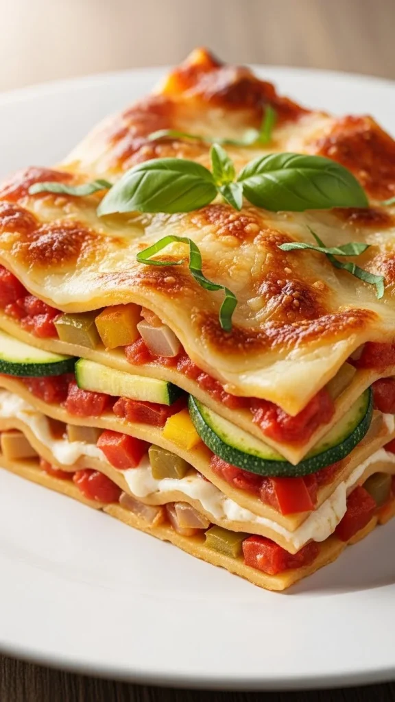 Crowd-Favorite Cheesy Vegetable Lasagna