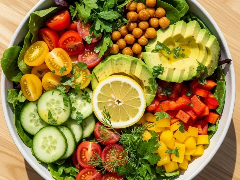 How to Prepare Vegan Summer Salads That Stay Crisp