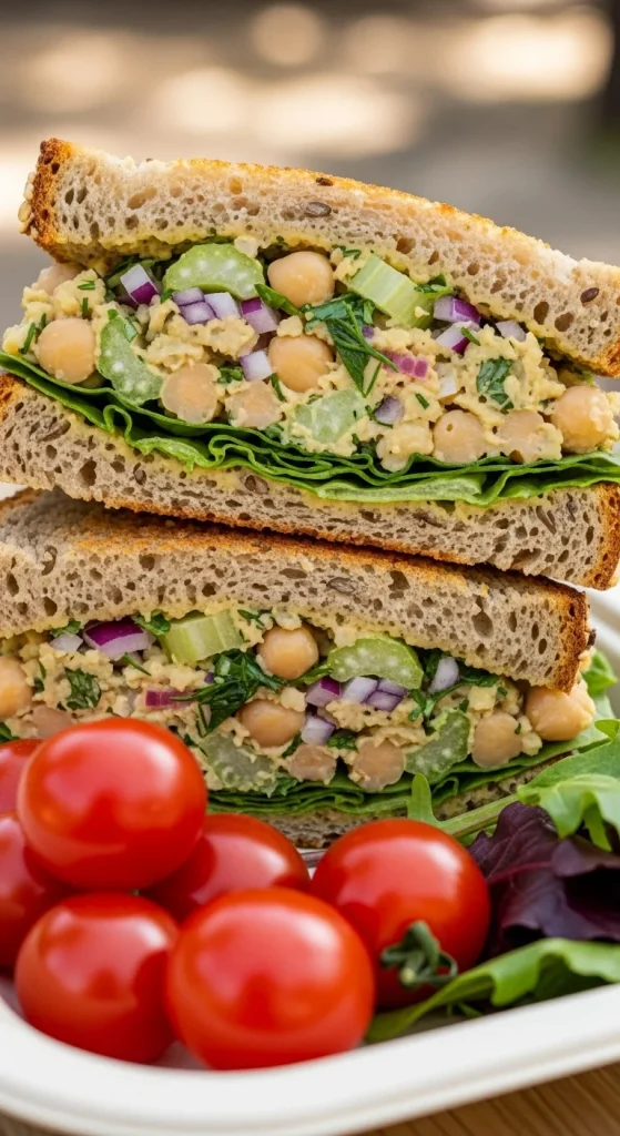 Recipe 3 Chickpea Tuna Salad Sandwiches