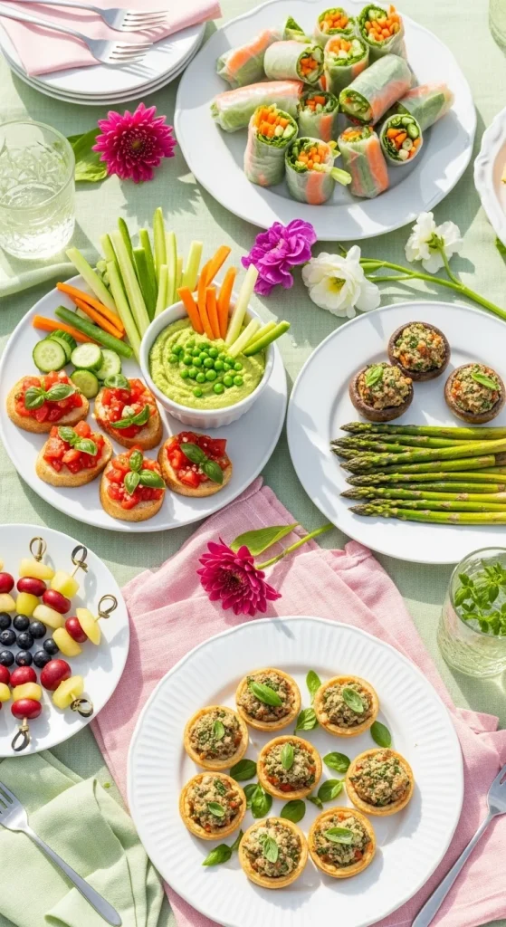 Vegan Spring Party Food